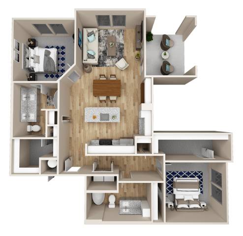 B3 floorplan layout