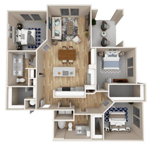 C1 floorplan layout