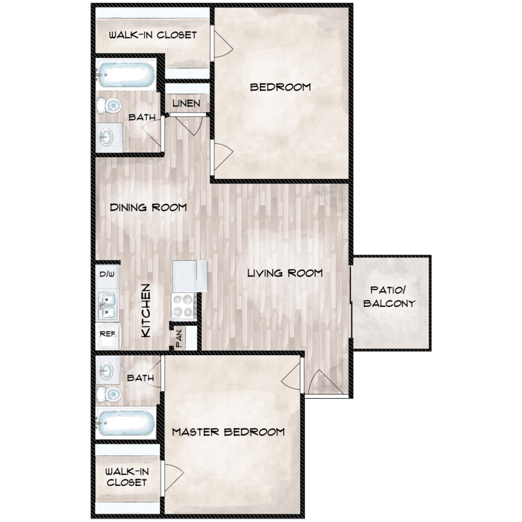 B2 floorplan layout