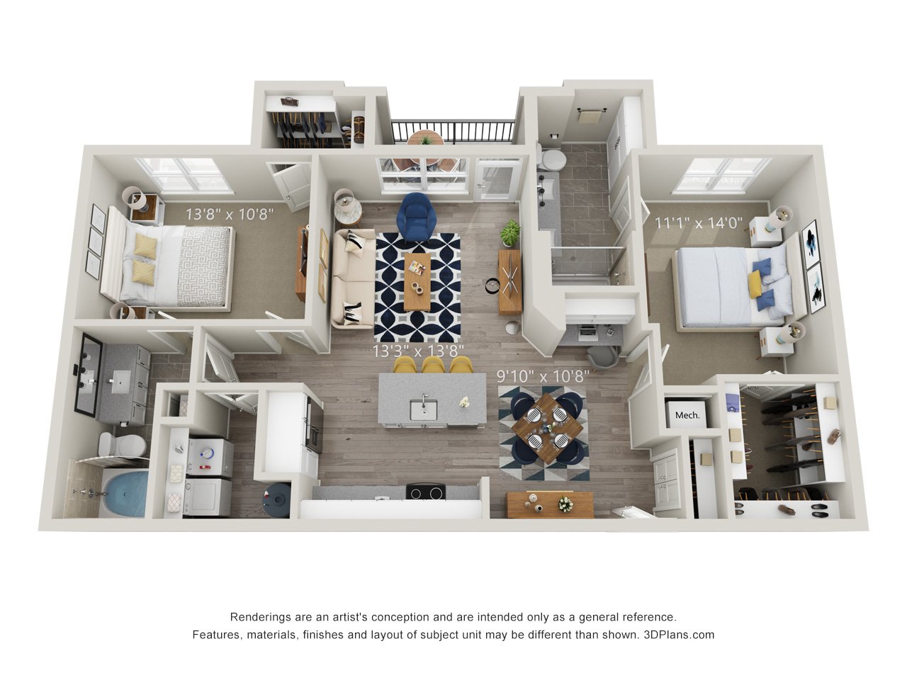 B-4 floorplan layout