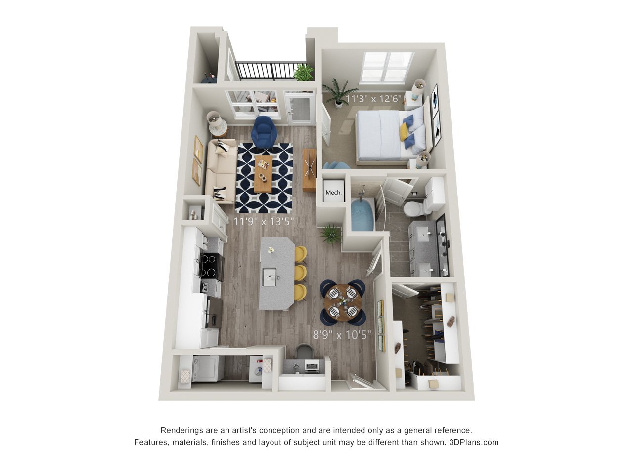 A-3 floorplan layout