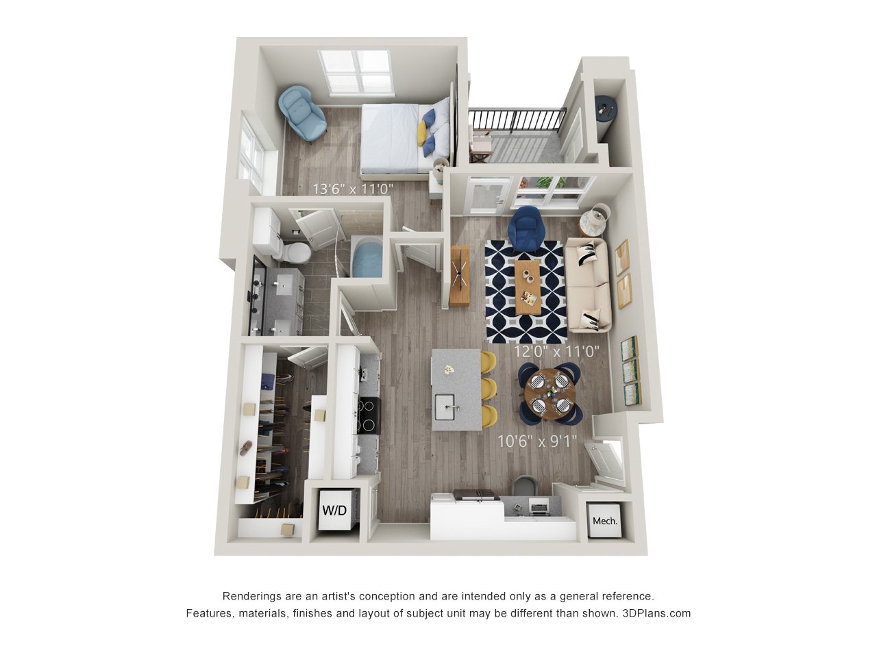 A-4 floorplan layout