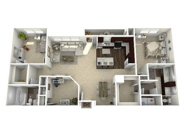 E1 floorplan layout