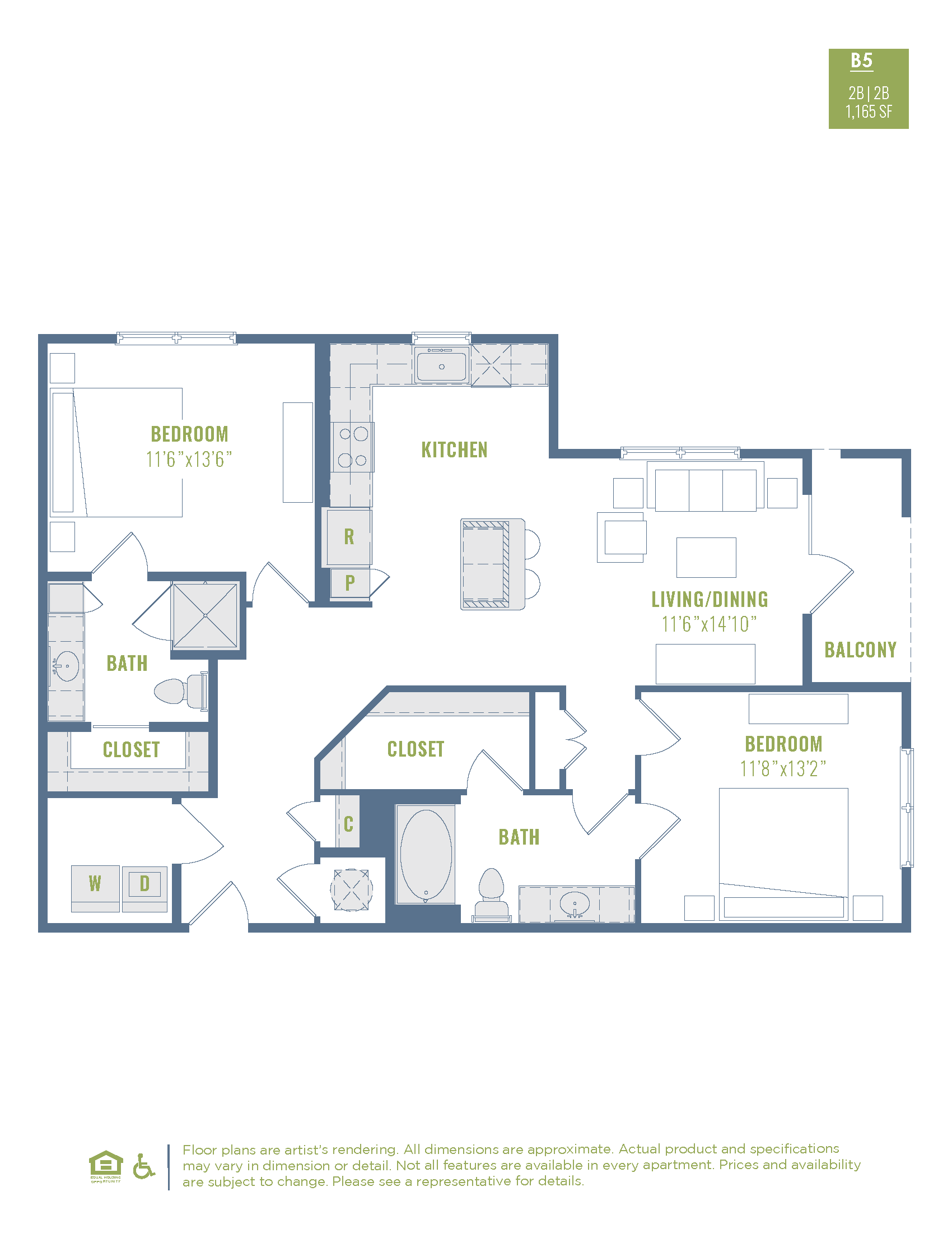 B5a floorplan layout