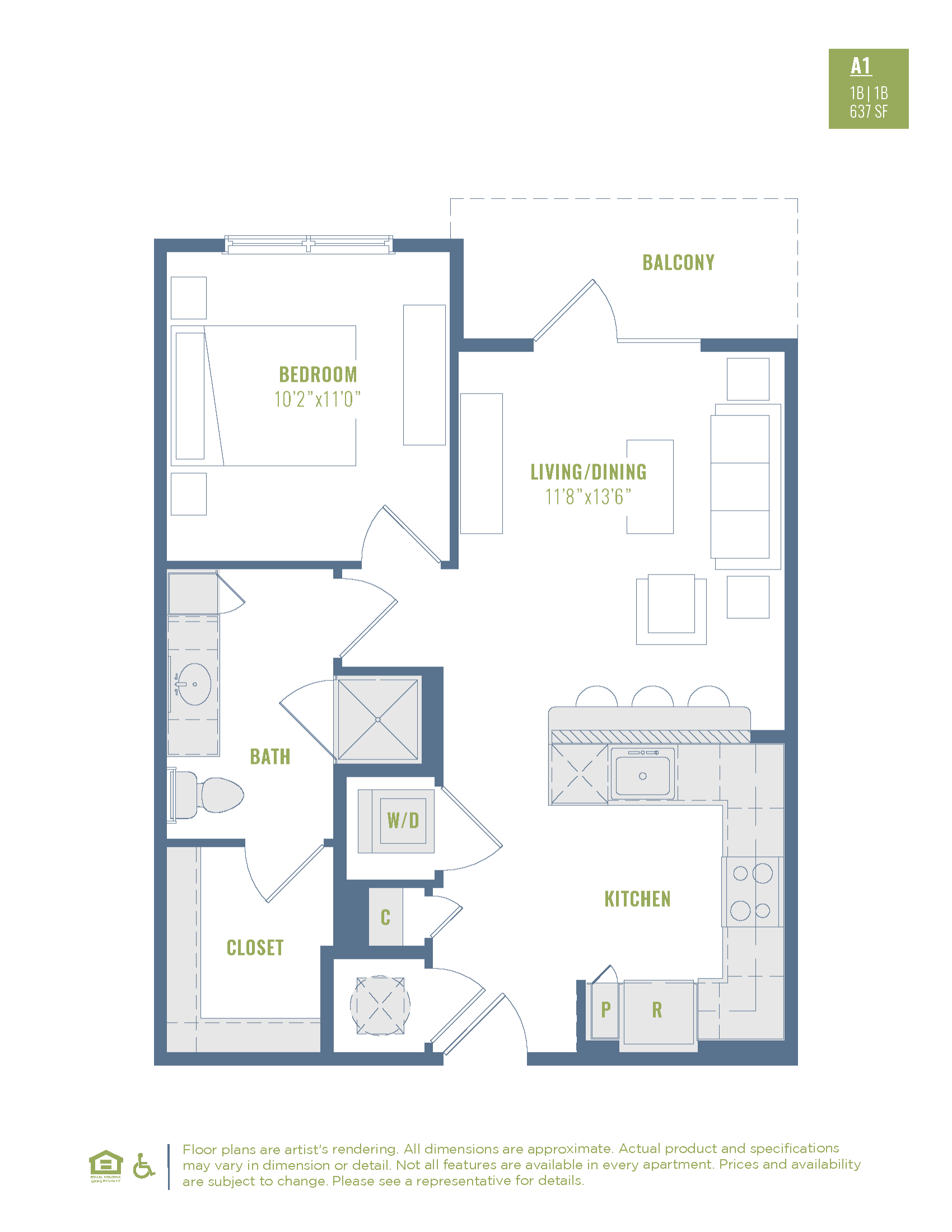 A1i floorplan layout
