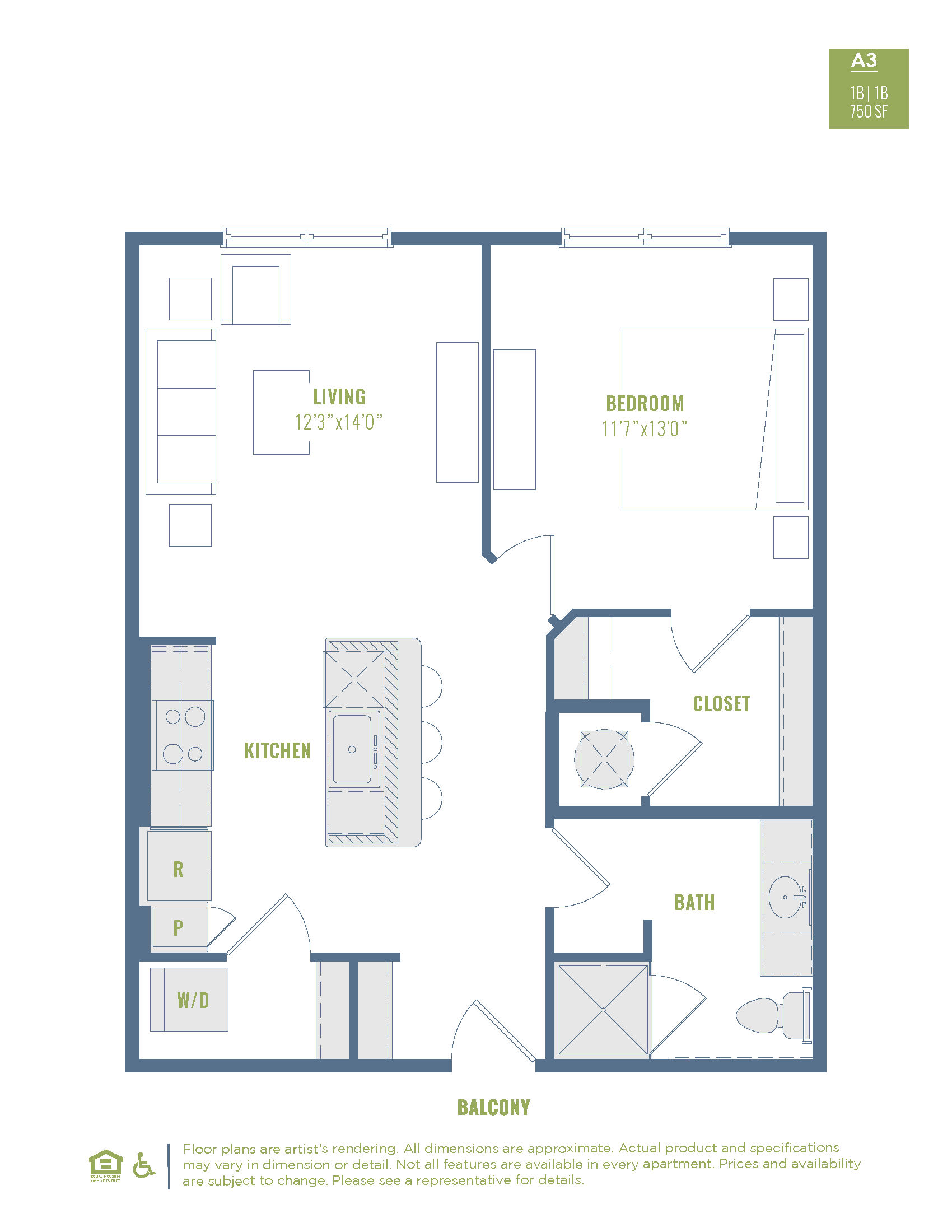 A3 floorplan layout
