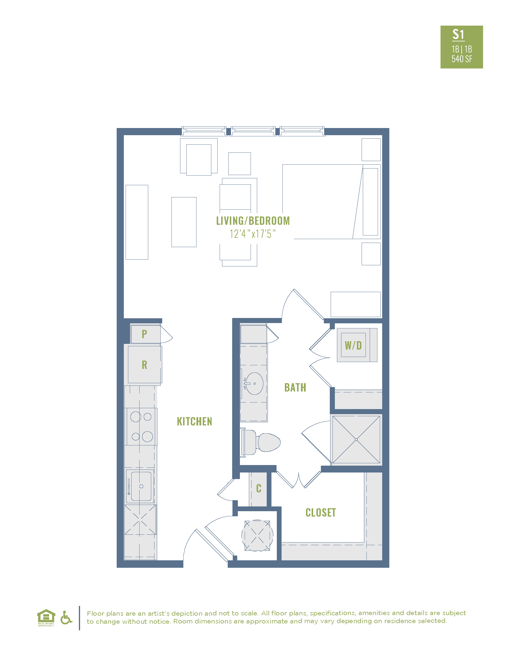 S1 floorplan layout