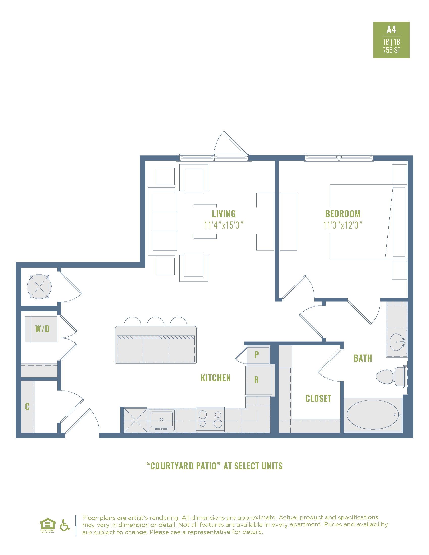 A4 floorplan layout