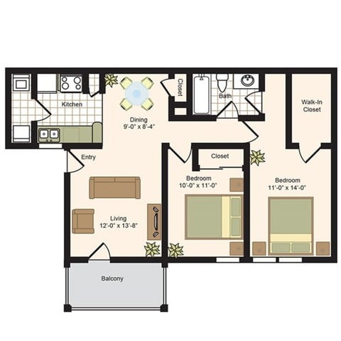 B1 floorplan layout