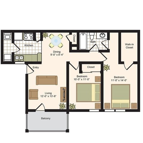 B2 floorplan layout
