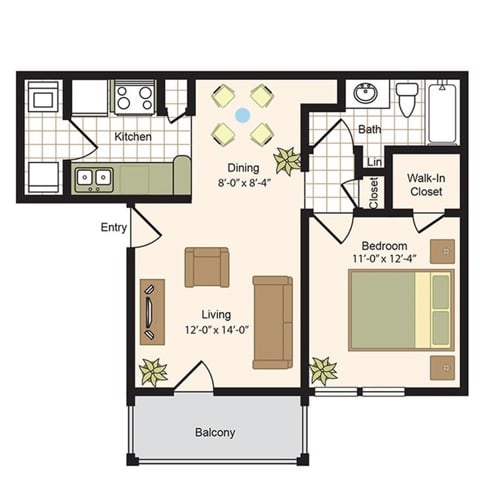 A1 floorplan layout