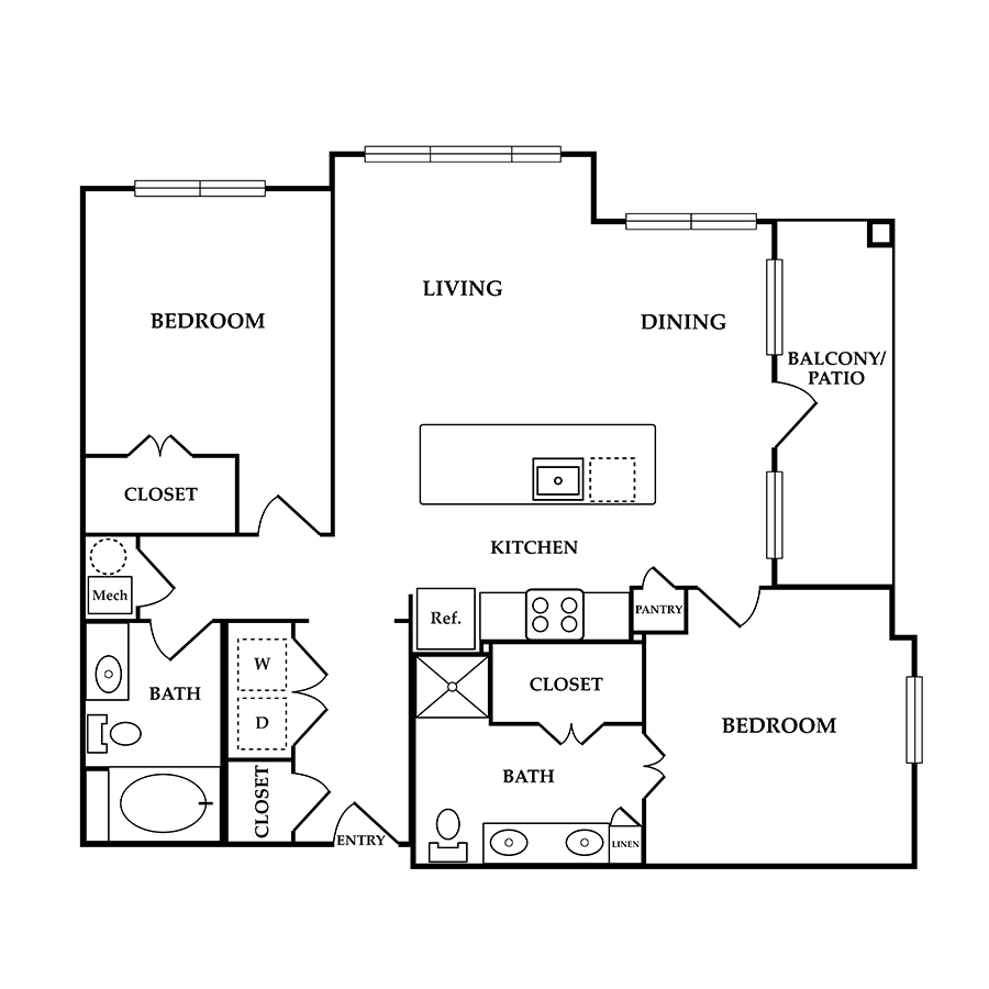 B3 floorplan layout