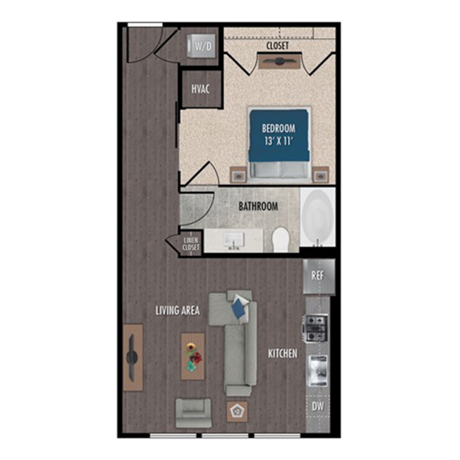 E3-Studio floorplan layout