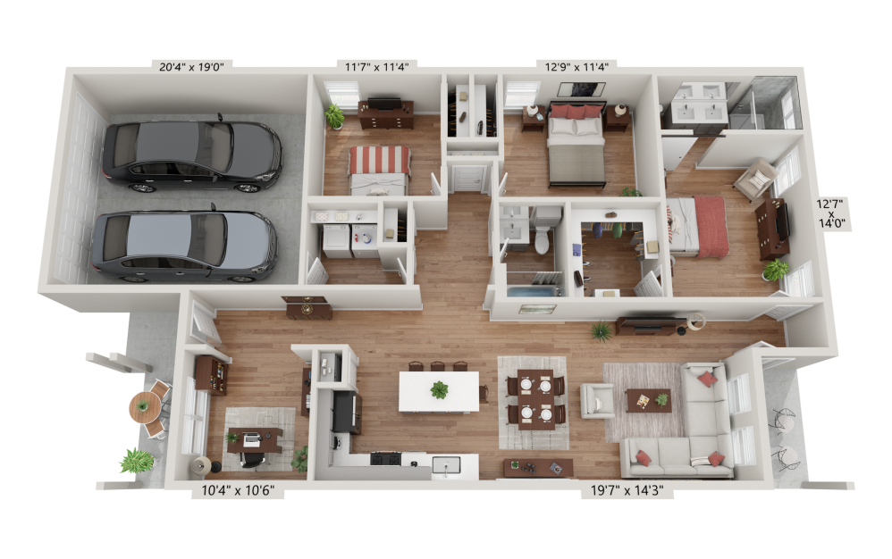 K1 floorplan layout