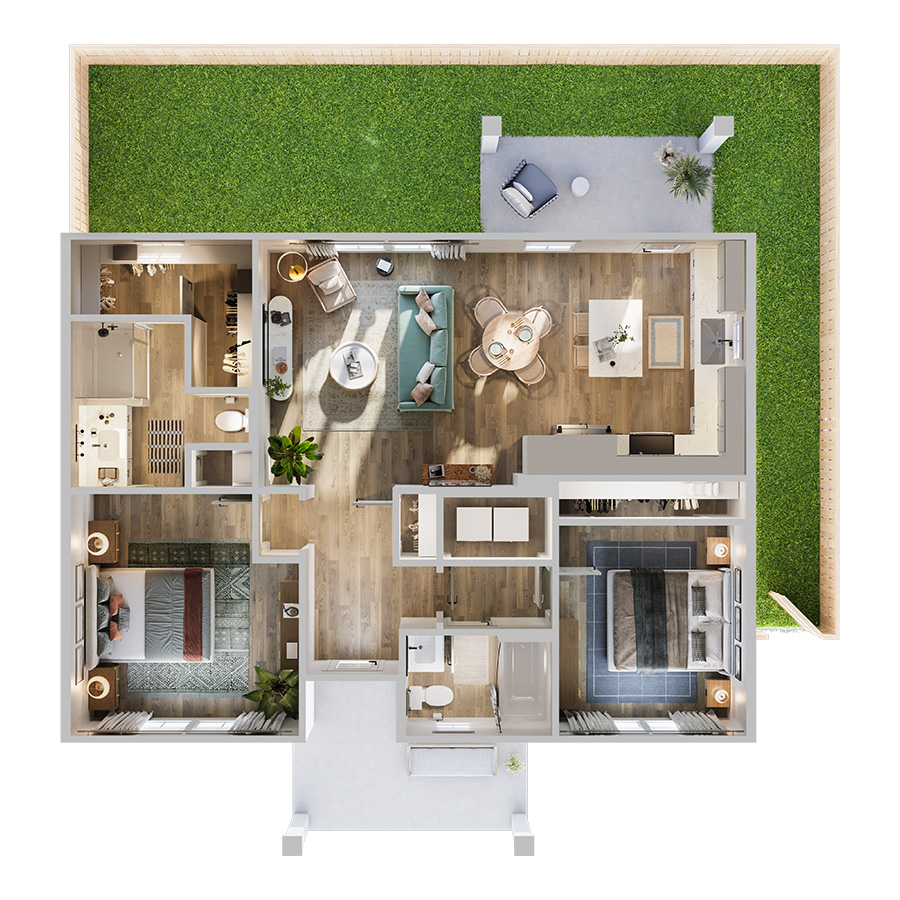 B3 floorplan layout