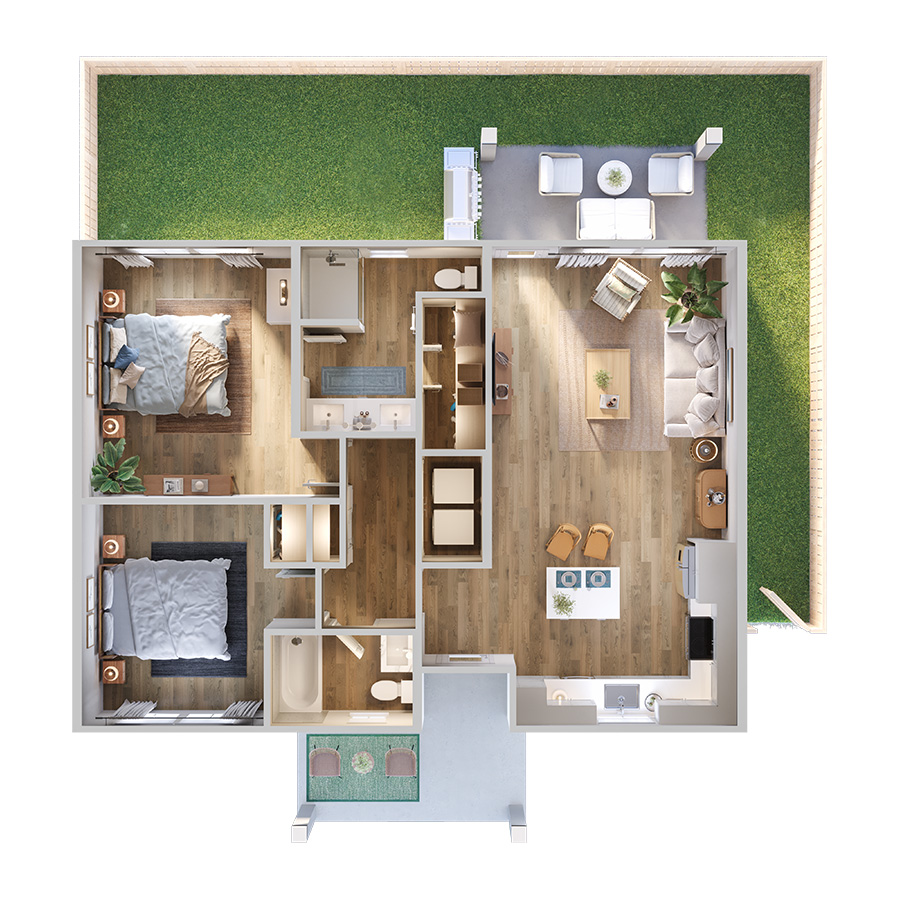 B2 floorplan layout