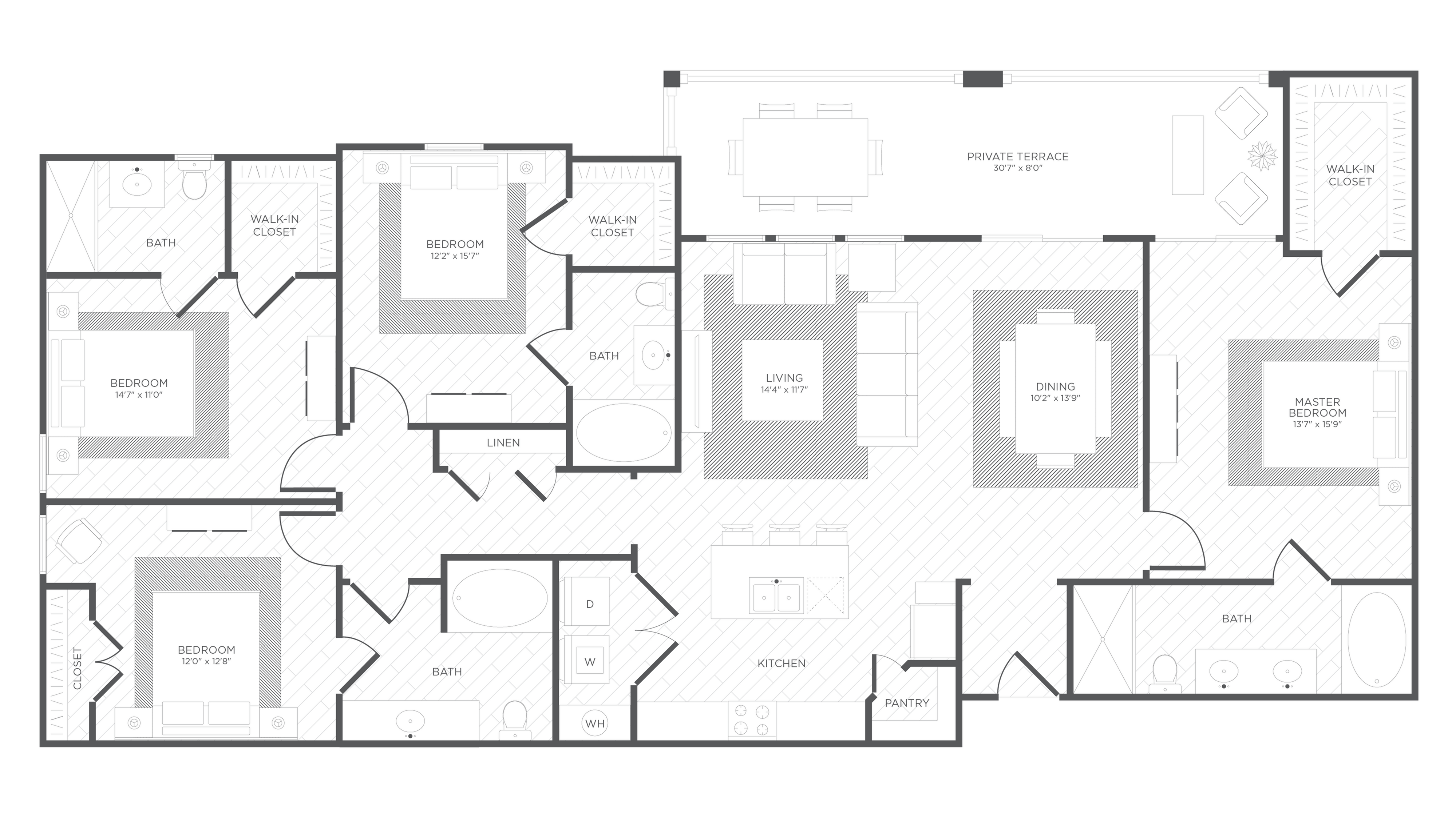D1-Starfish floorplan layout