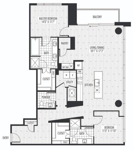 B3 floorplan layout