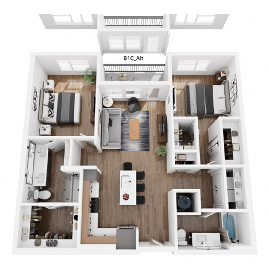 B3 floorplan layout
