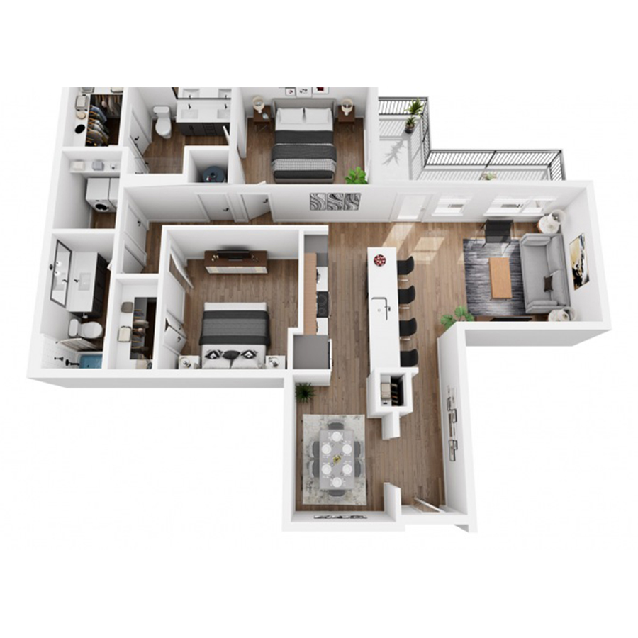 B6 floorplan layout