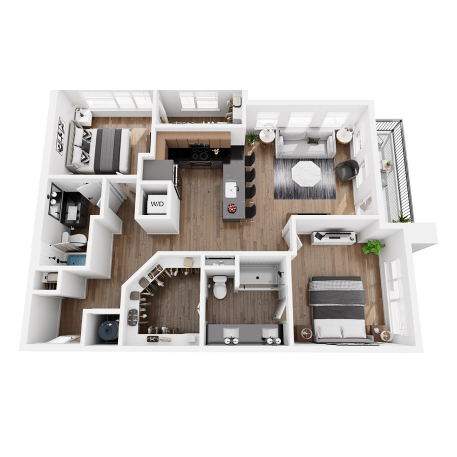 B2 floorplan layout