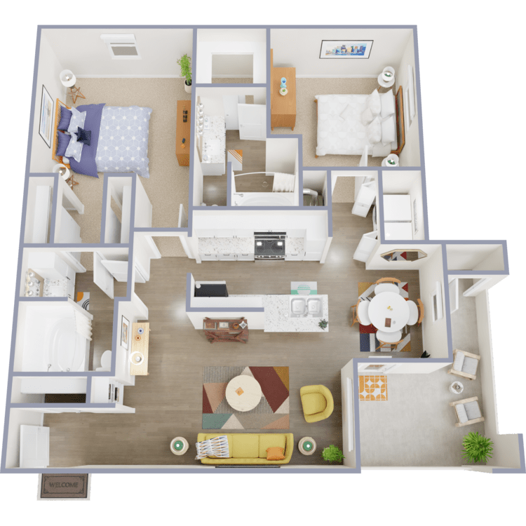 B3 floorplan layout