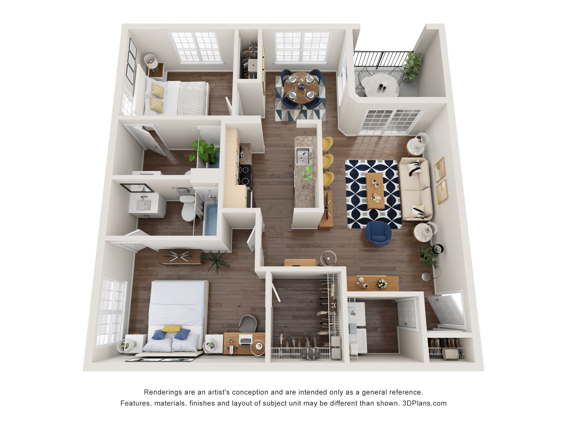 District floorplan layout