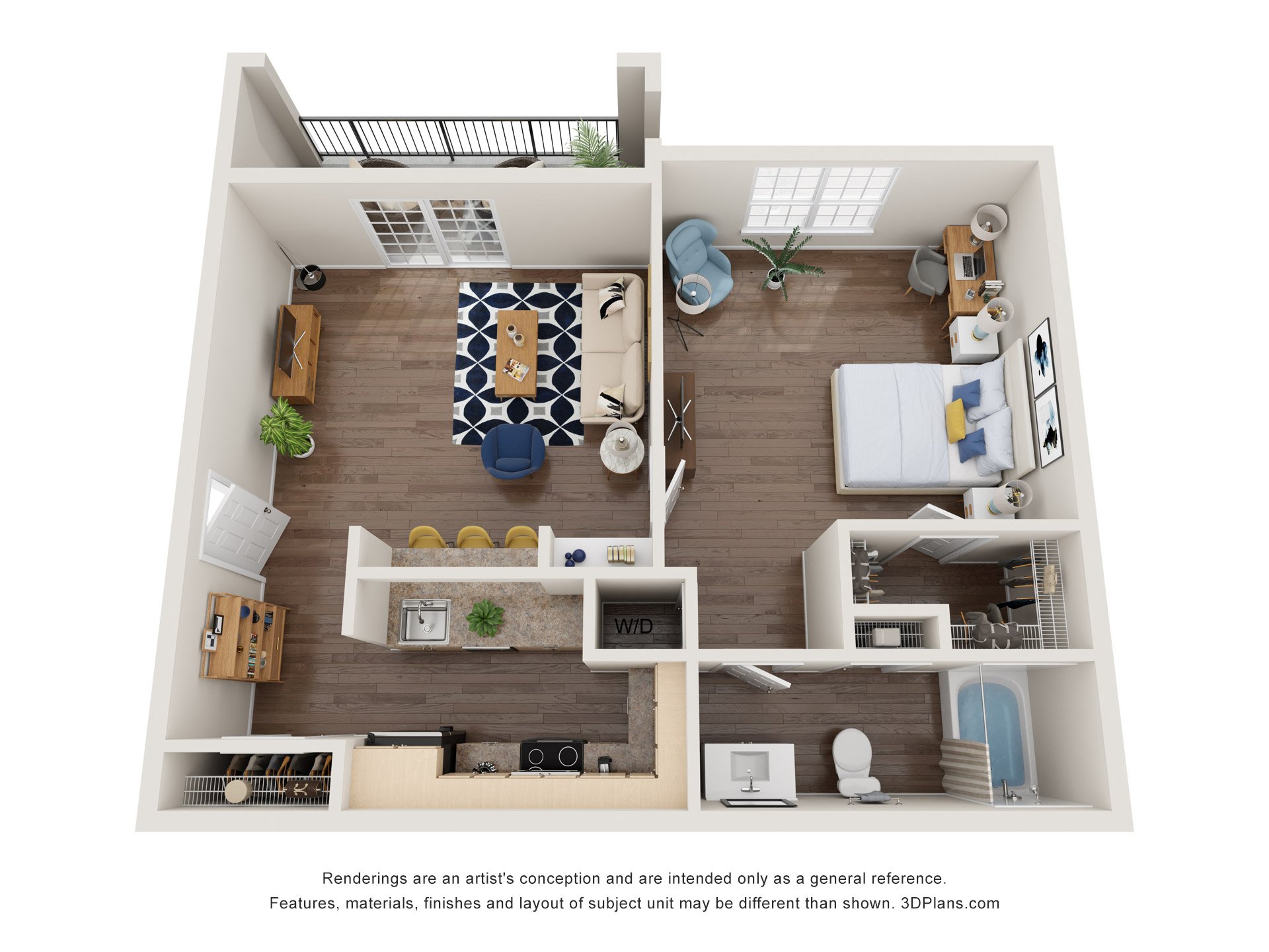 Metropolis floorplan layout