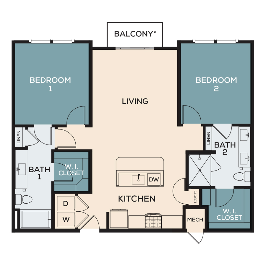 B2 floorplan layout