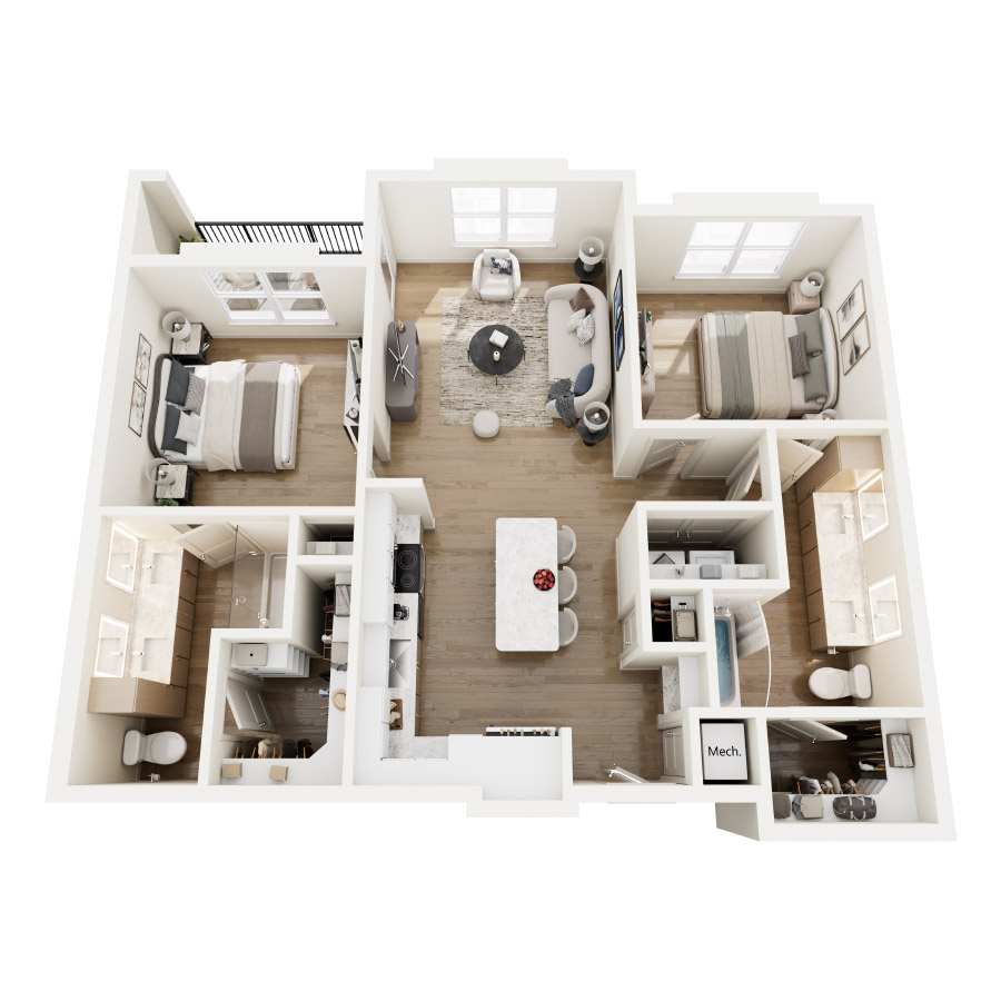 B1 floorplan layout