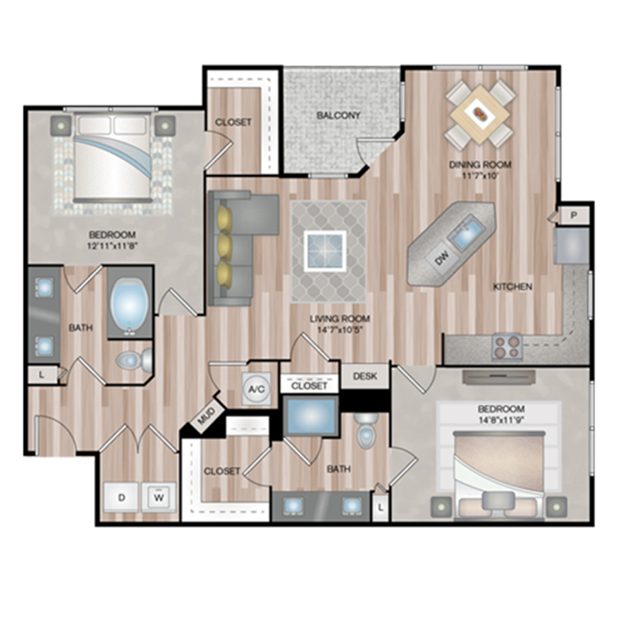 B2 floorplan layout