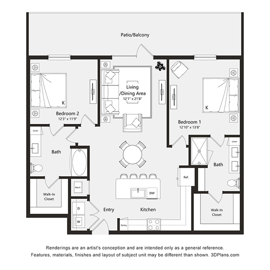 B1 floorplan layout