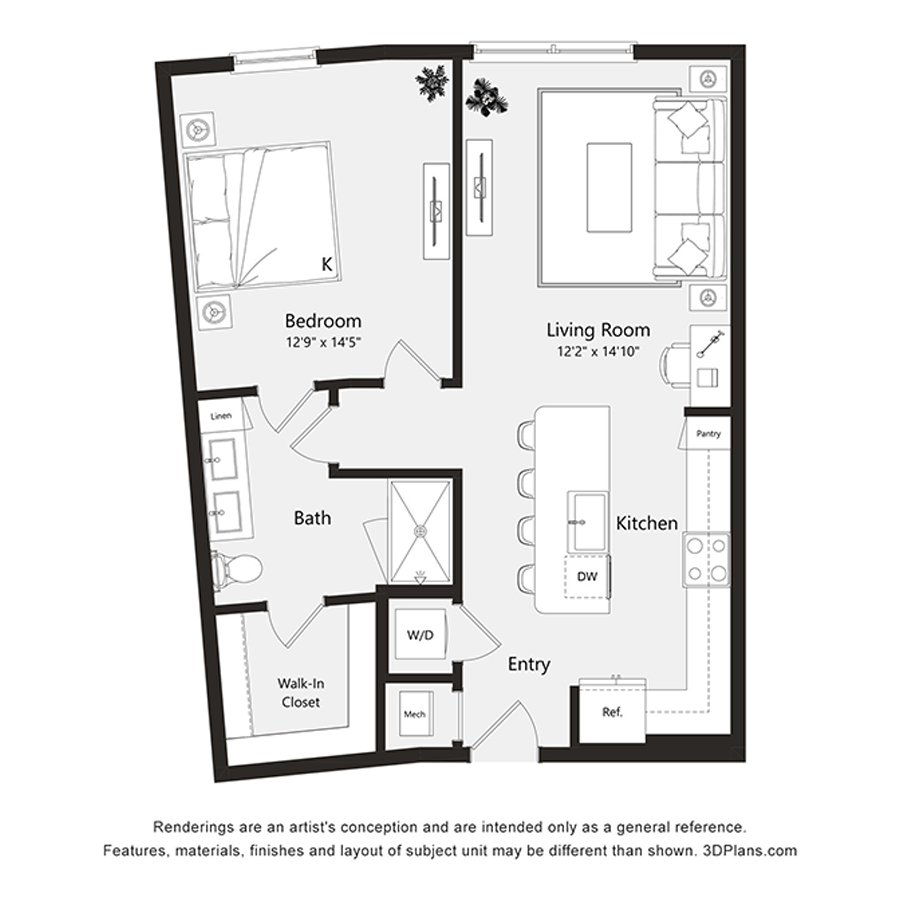 A15 floorplan layout