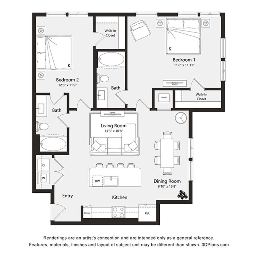 B6 floorplan layout