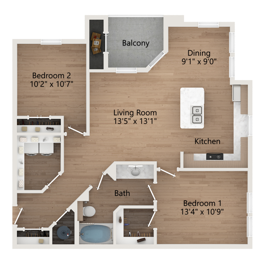 B1 floorplan layout