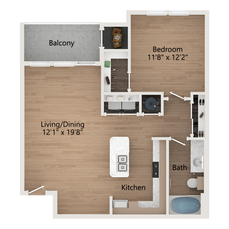 A2 floorplan layout