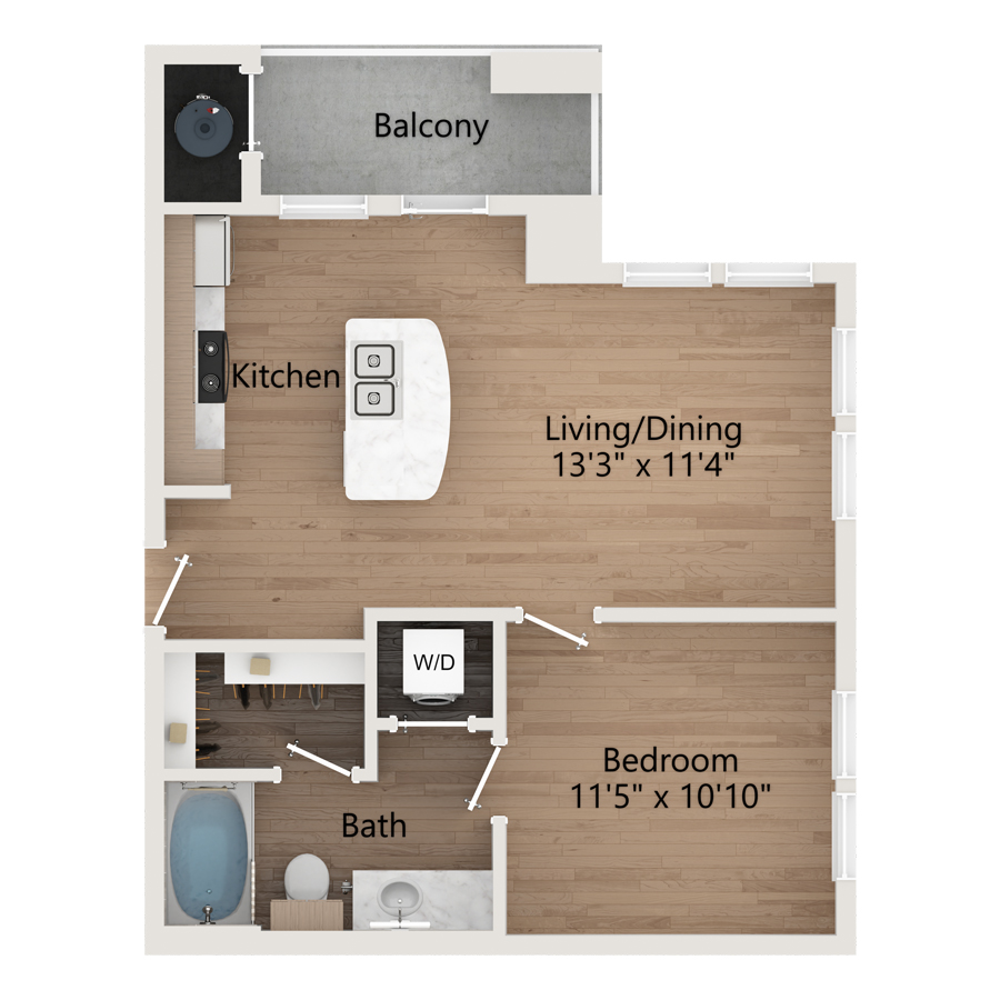 A0 floorplan layout