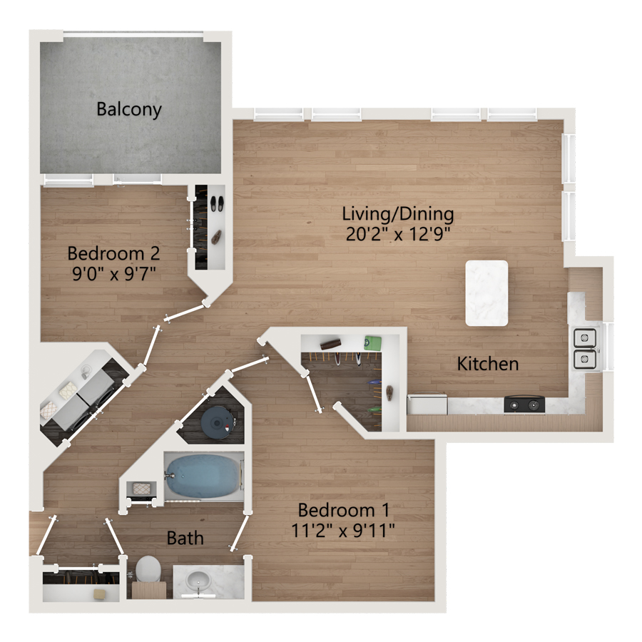 A3 floorplan layout