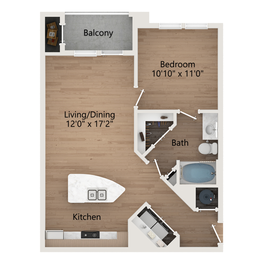 A1 floorplan layout