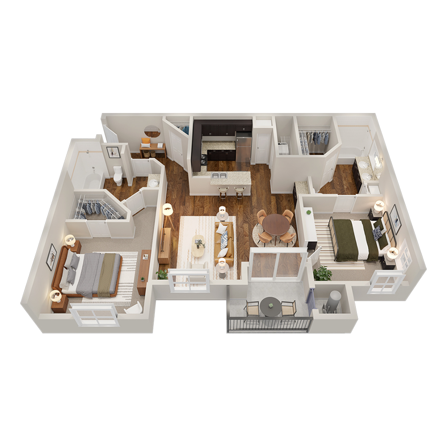 Elmcrest B2 floorplan layout