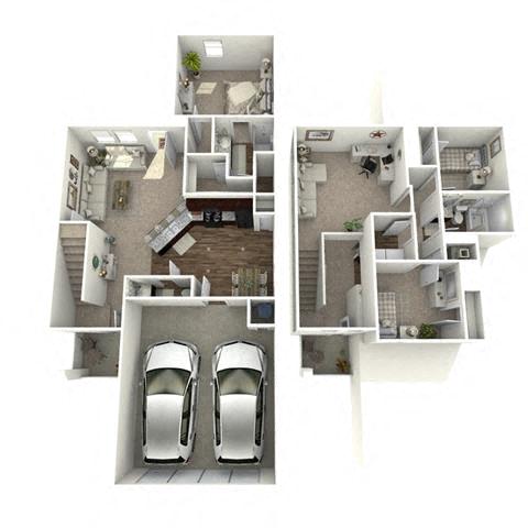 Aurora Renovated floorplan layout