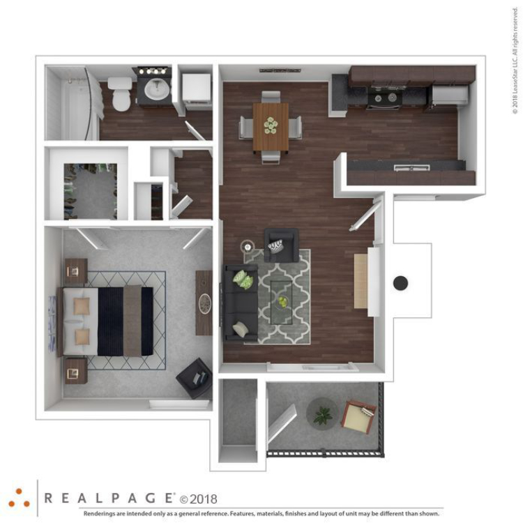 The Houston floorplan layout
