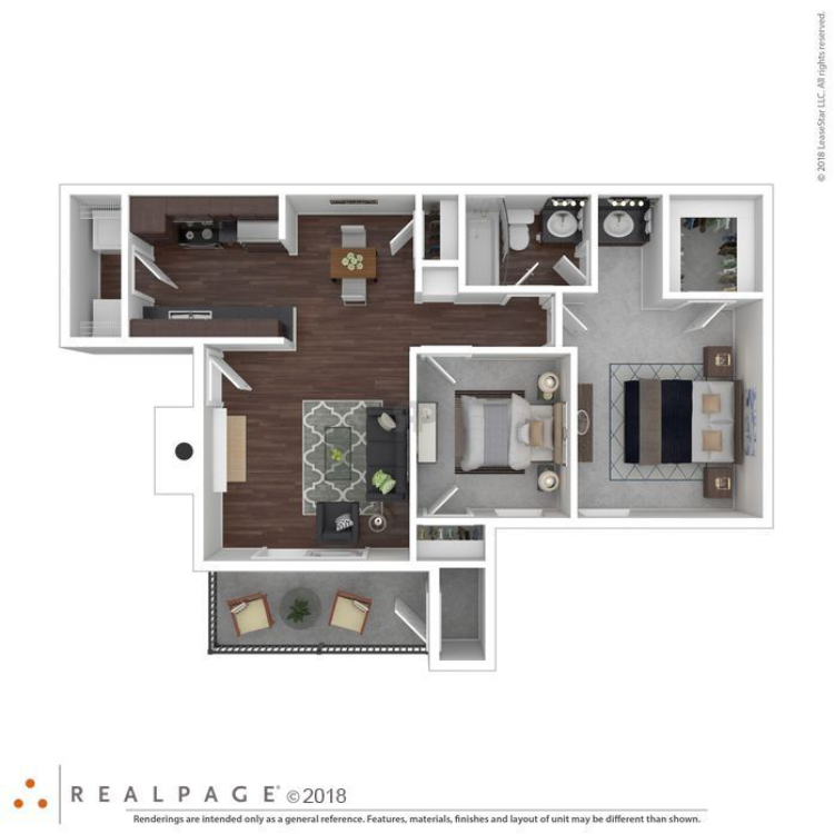 The Conroe floorplan layout