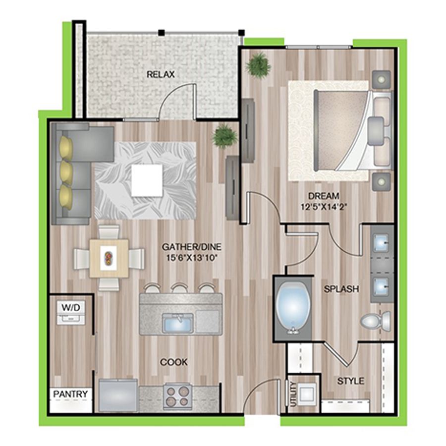 A3P8 floorplan layout