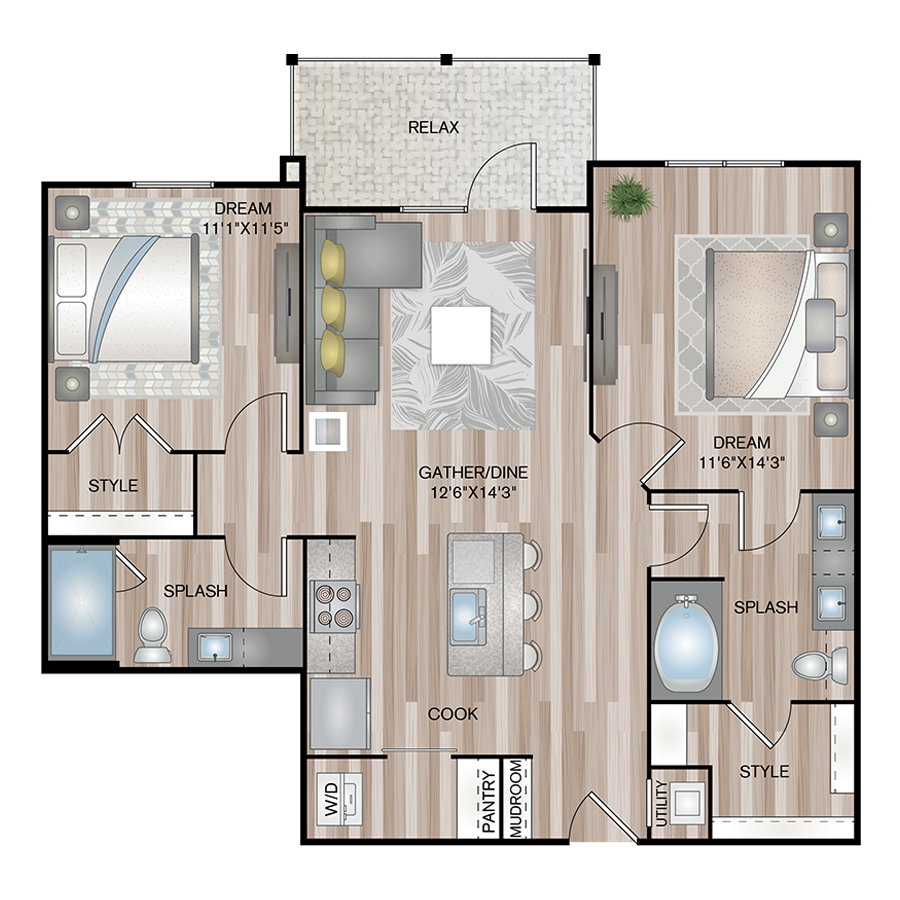 B1 floorplan layout