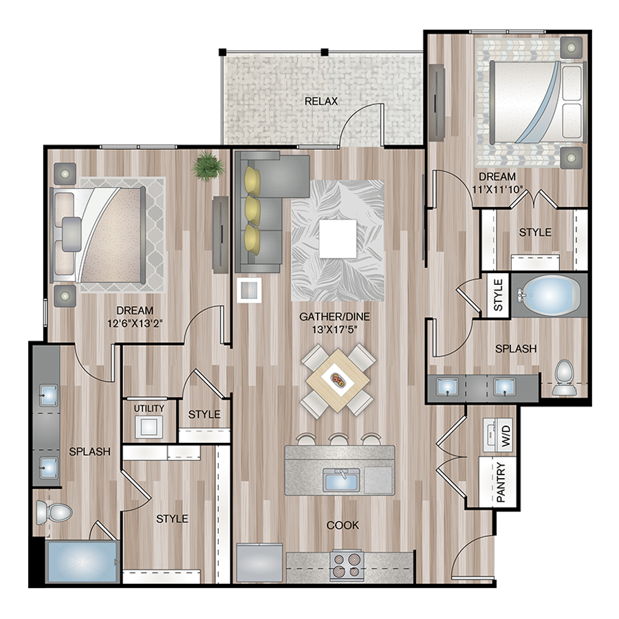 B5 floorplan layout