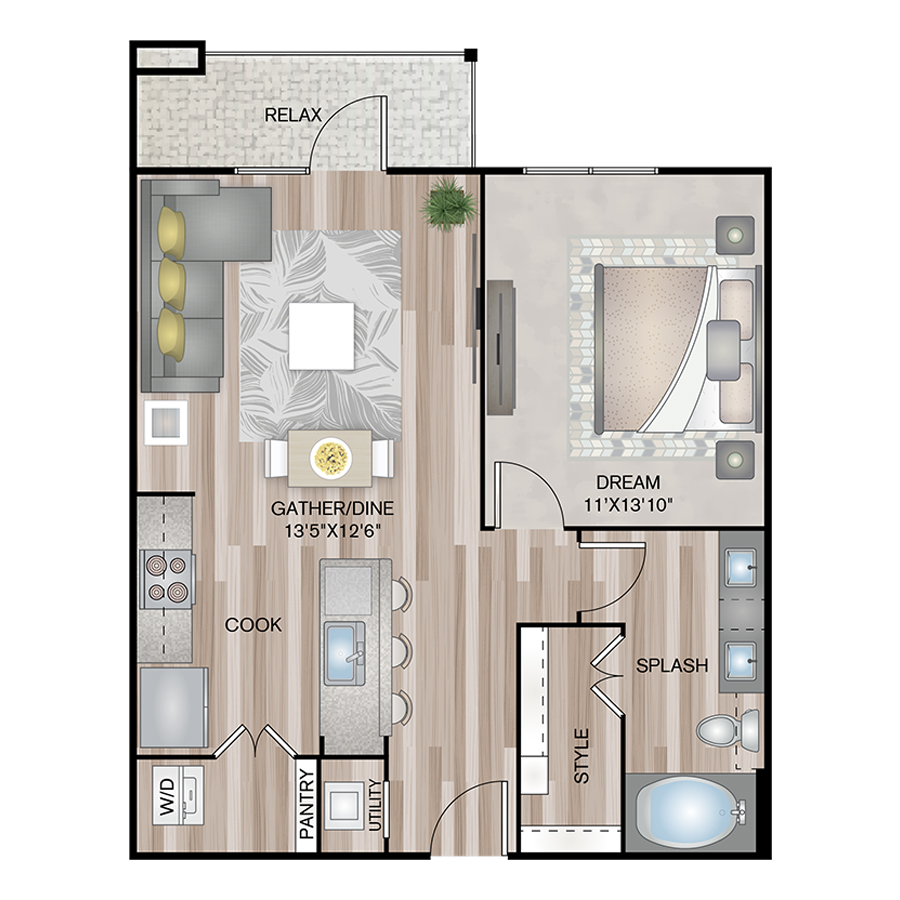 A1 floorplan layout