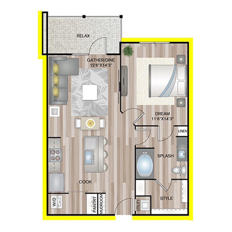 A2P6 floorplan layout
