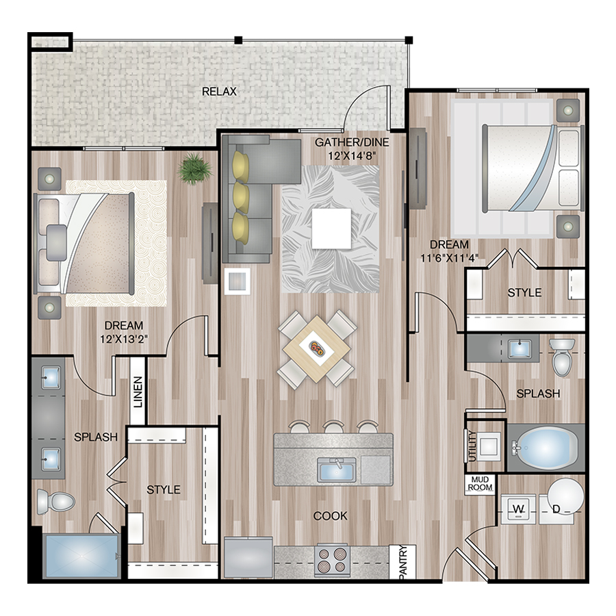 B3 floorplan layout