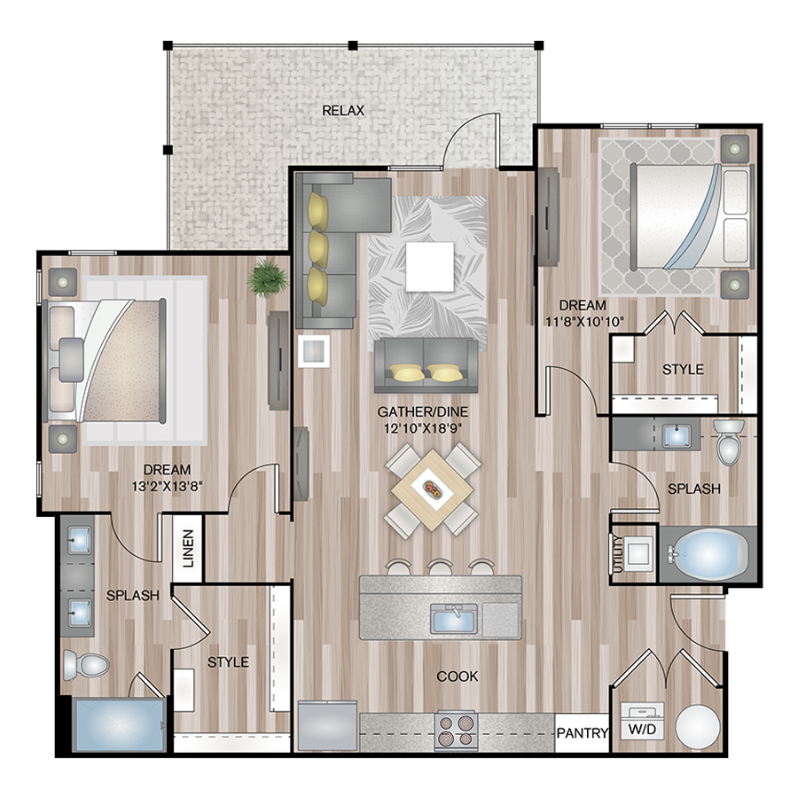 B4 floorplan layout